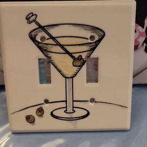 Martini Design Light Switch Cover